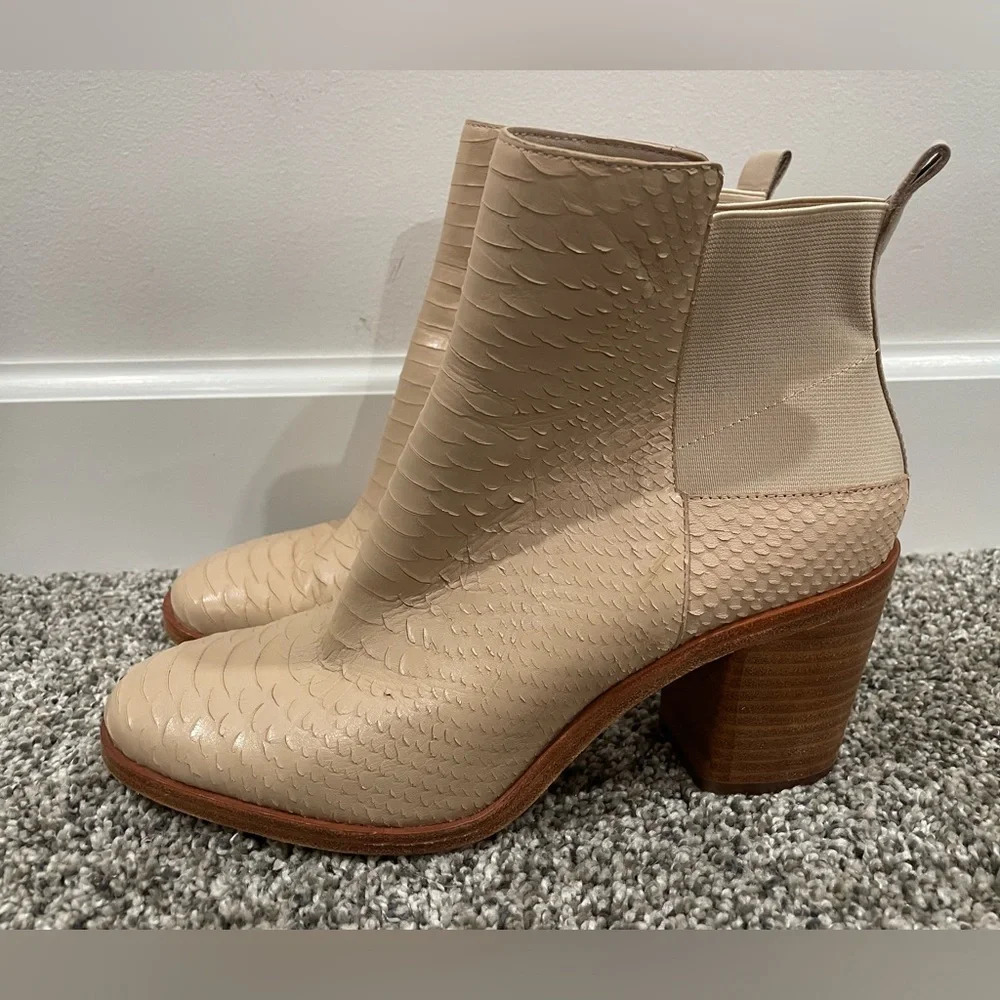 Pour La Victoire Willux women's leather heeled boots, size 8.5 - Picture 4 of 14